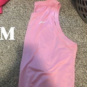 Nike Pink Tank Top Satin Finish